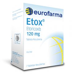Etox 120 Mg - Caja 7 Tabletas