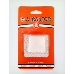 Alcanfor Refinado Tabletas - Caja 16 Un