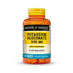 Potassium Gluconate 595 Mg Tabletas - Frasco 100 UN