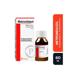 Metronidazol 250 Mg - Frasco 60 Mg