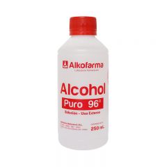 Alcohol 96° Alkofarma - Frasco 250 ML