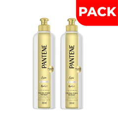 Pack Crema Para Peinar Pantene Liso Extremo - Frasco 300 ML
