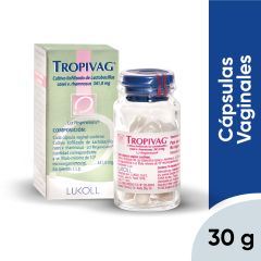 Tropivag Cápsula Vaginal - Frasco 14 UN