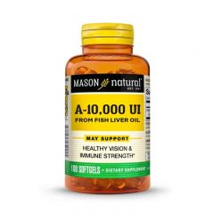 Vitamina A-10000 I.U Cápsulas - Frasco 100 UN