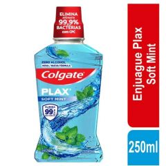 Enjuague Bucal Colgate Plax  Soft Mint - Frasco 250 ML
